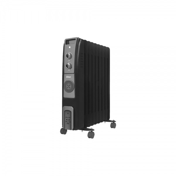 Calorifer electric cu ulei ZILAN ZLN1963, termostat reglabil, 2500W, 11 elementi