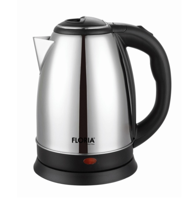 Fierbator din inox Floria ZLN6159 Argintiu, 1.8L, indicator luminos, putere 2000W
