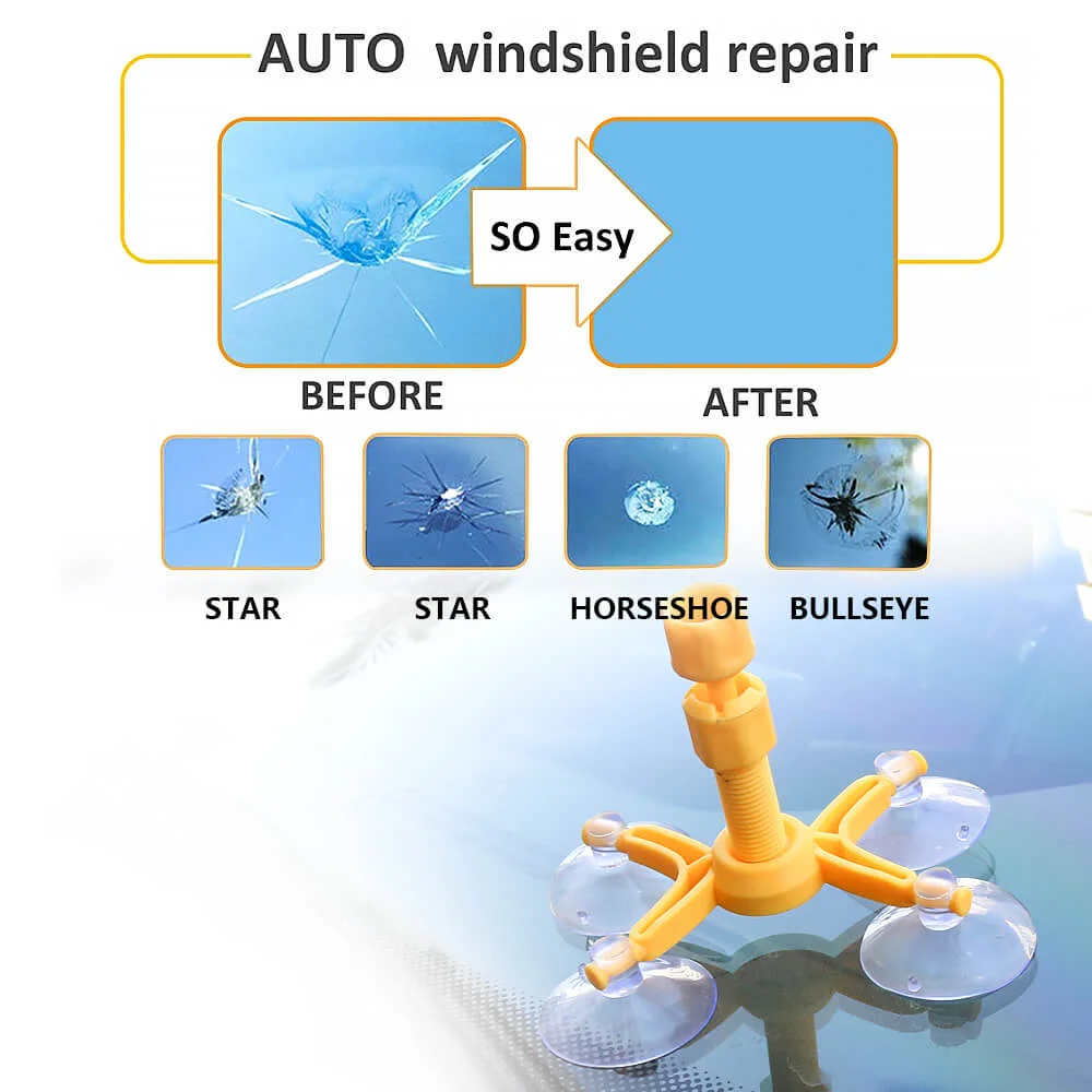 Kit Reparatie Parbriz si Geam Auto Adeziv UV