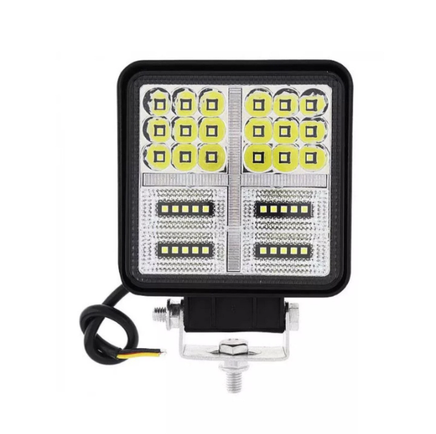 Lampa Led Stroboscopica Bicolor Alb si Galben 108W Proiector 12V / 24V