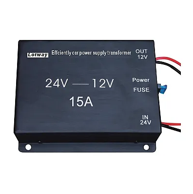 Convertor Auto 15A pentru Tensiune 24V - 12V