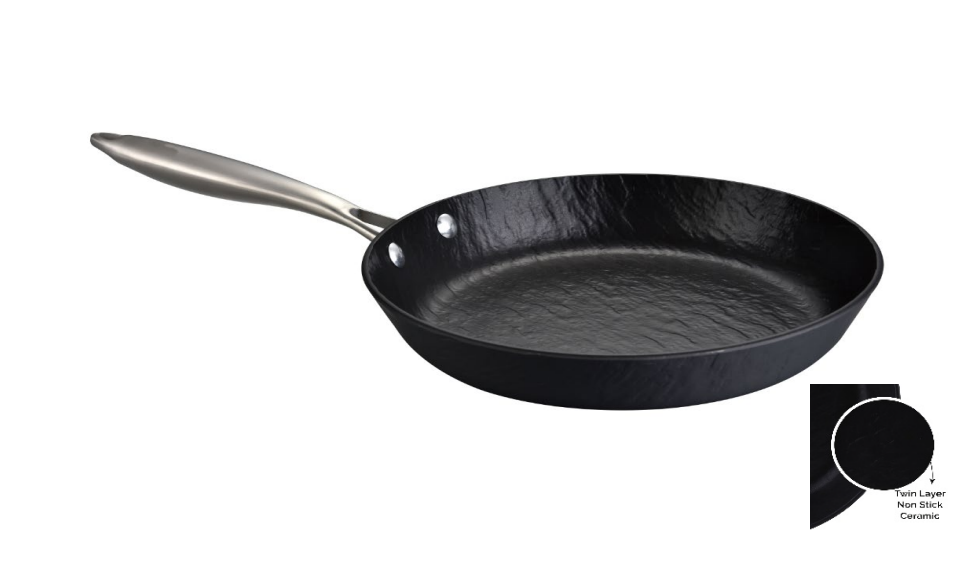 Tigaie Zilan ZLN0910, Diametru 24 cm, 7 straturi de material, Compatibil cuptor pana la 280°C, Compatibil masina de spalat vase