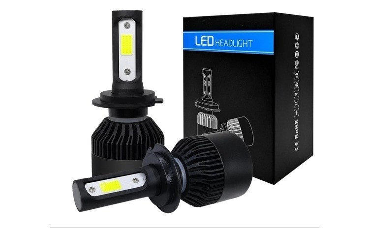 SET 2 LEDURI S2, 50W, 8000LM 12V-24V ALB 6500K