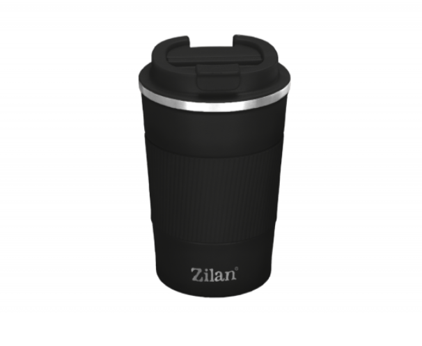 Cana de cafea Zilan ZLN9922 termos, capacitate 510ml, interior din inox, pereti dublii, negru