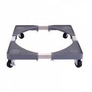 Suport reglabil Zilan ZLN-1642 pentru aragaz, frigider, masina de spalat, roti cu mecanism de blocare, 65cm, 300kg, culoare