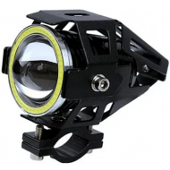 Proiector 12V Moto cu LED 10 W tip U9 Prindere pe Ghidon