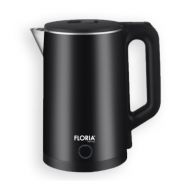 Fierbator electric Floria ZLN4919 Negru, putere 1500W, capacitate 2 L, indicator luminos