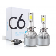 Set 2 becuri auto LED C6 6000K