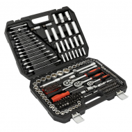 TRUSA DE SCULE PROFESIONALA 216 PIESE TUBULARE TORX, IMBUS, CLICHET