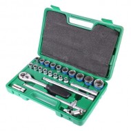 TRUSA CHEI METRICE PROFESIONALA 24 PIESE CU CLICHET 1/2