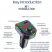 Modulator Mp3 Fm Auto F6 cu Bluetooth, Redare USB