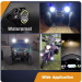 Proiector 12V Moto cu LED 10 W tip U9 Prindere pe Ghidon