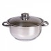 Oala inox cu capac ZLN-7239, COCINERA,diametru 20 cm,capacitate 2L