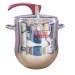 Oala sub presiune bombata Zilan 9L ZLN-1022, inox 18/10, fund triplu stratificat, supapa siguranta