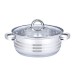 Oala cu capac Floria ZLN-4106, Inox, 24 x 9 cm, 3 L