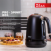 Fierbator electric din Inox Zilan ZLN1001 Negru, digital, 2200 W, 7 niveluri intre 40 - 100 grade celsius