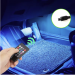 Set 4 benzi 18 LED cu lumina ambientale pentru auto si telecomanda RGB