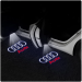Set 2 Holograme LED cu LOGO AUDI pentru Portiere
