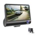 CAMERA VIDEO AUTO TRIPLA BLACKBOX™ L300-1, FULL-HD, 3 CAMERE - FATA/SPATE/INTERIOR, DISPLAY 4 INCH, G SENZOR, 170 GRADE