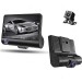 CAMERA VIDEO AUTO TRIPLA BLACKBOX™ L300-1, FULL-HD, 3 CAMERE - FATA/SPATE/INTERIOR, DISPLAY 4 INCH, G SENZOR, 170 GRADE