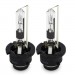 Set 2 becuri Xenon D2S White auto pentru far, suport plastic, 35W, 6000K